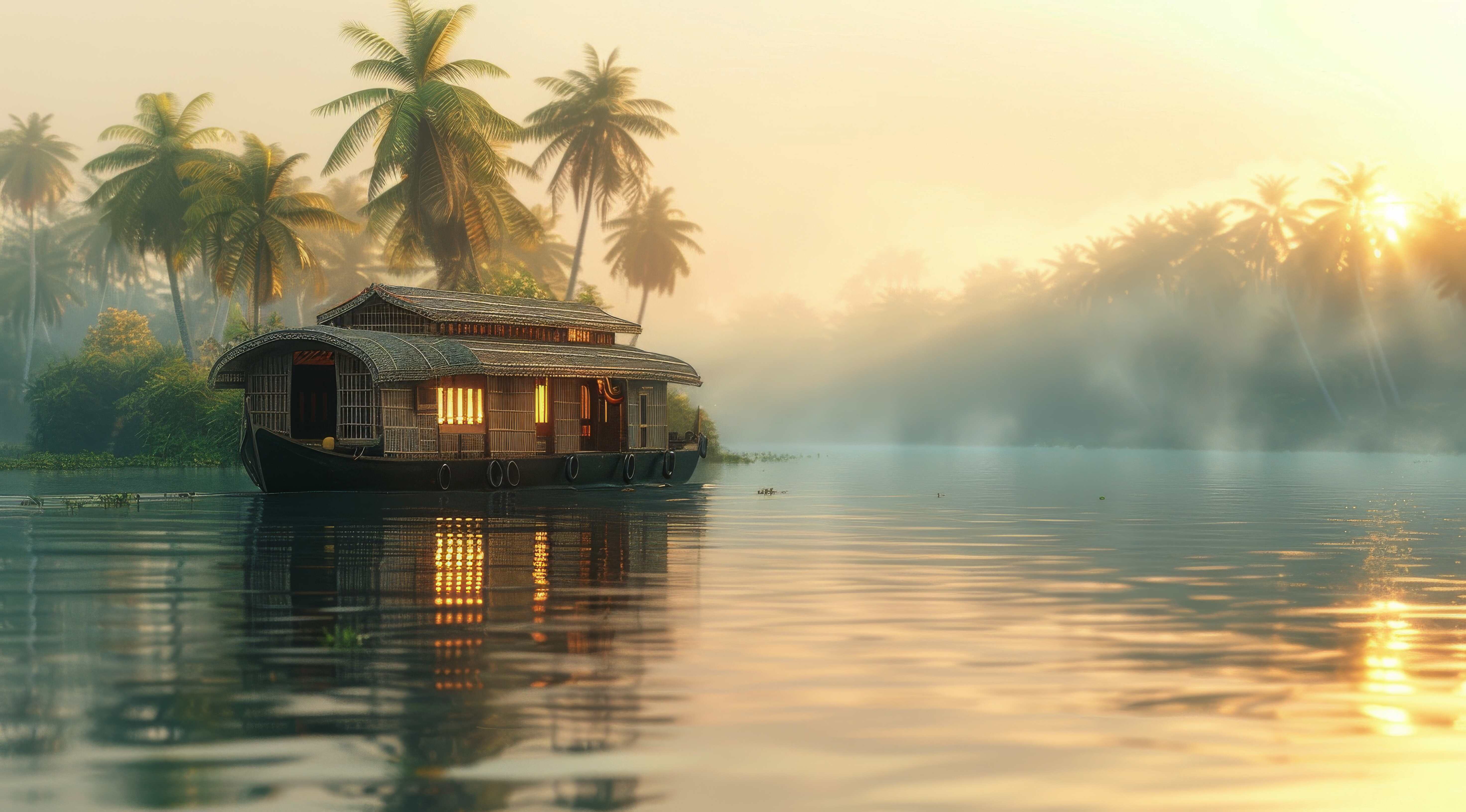 best houseboat in Kerala